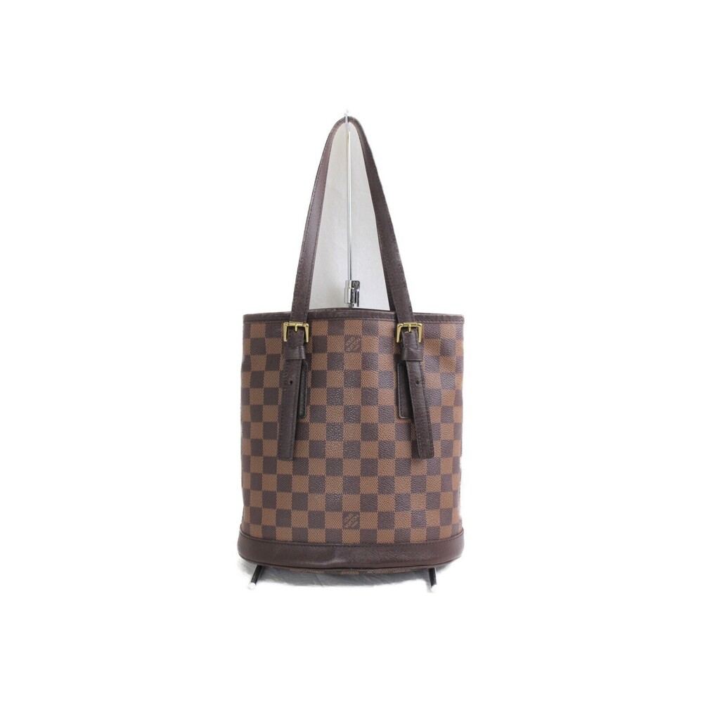 Louis Vuitton Bucket Canvas Brown Mare Ebene Damier Handbag LV